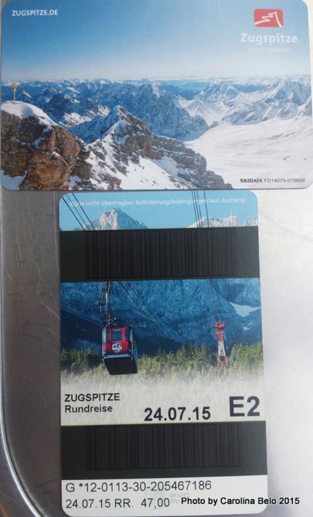 Ticket para Zugspitze