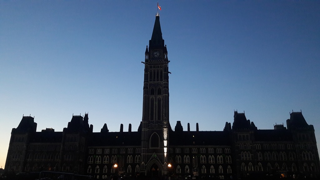 Parlamento Canadense na Colina do Parlamento