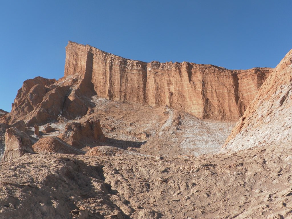 O anfiteatro no Vale da Lua Atacama