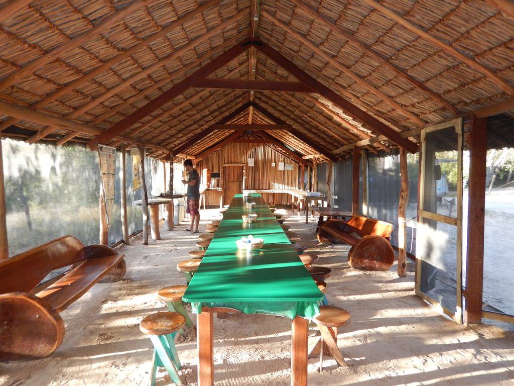 Refeitório do Safari Camp Korubo