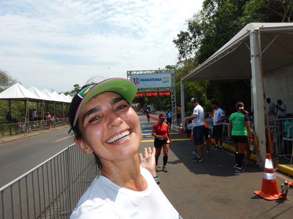 Maratona Internacional de Foz do Iguaçu, chegada