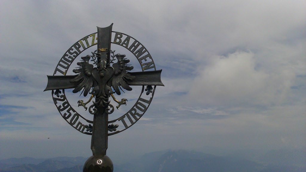 Zugspitze, o ponto mais alto da Alemanha