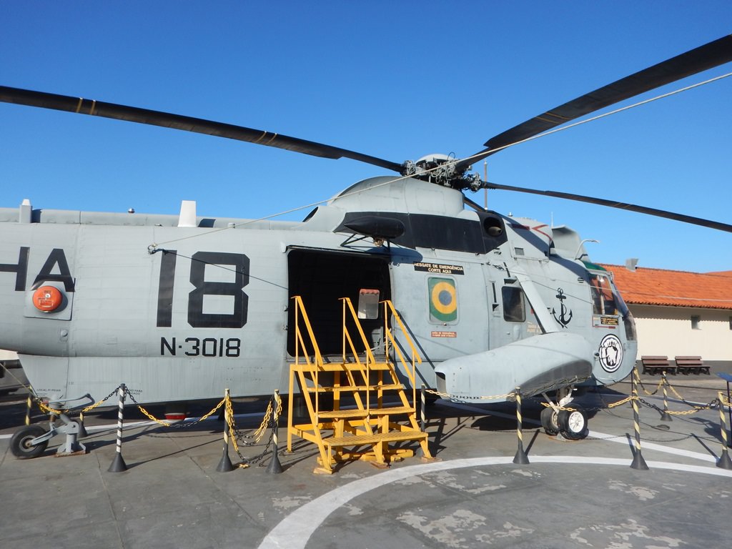 Helicóptero Museu Sea King Espaço Cultural da Marinha