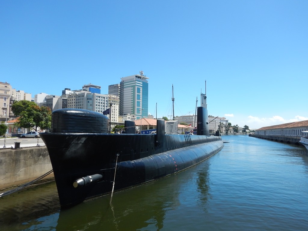 Submarino Riachuelo no Espaço Cultural da Marinha