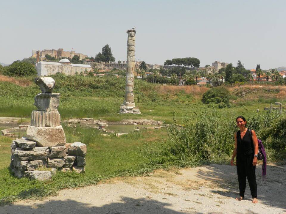 O que sobrou do Templo de Artemis Sete Maravilhas do Mundo Antigo