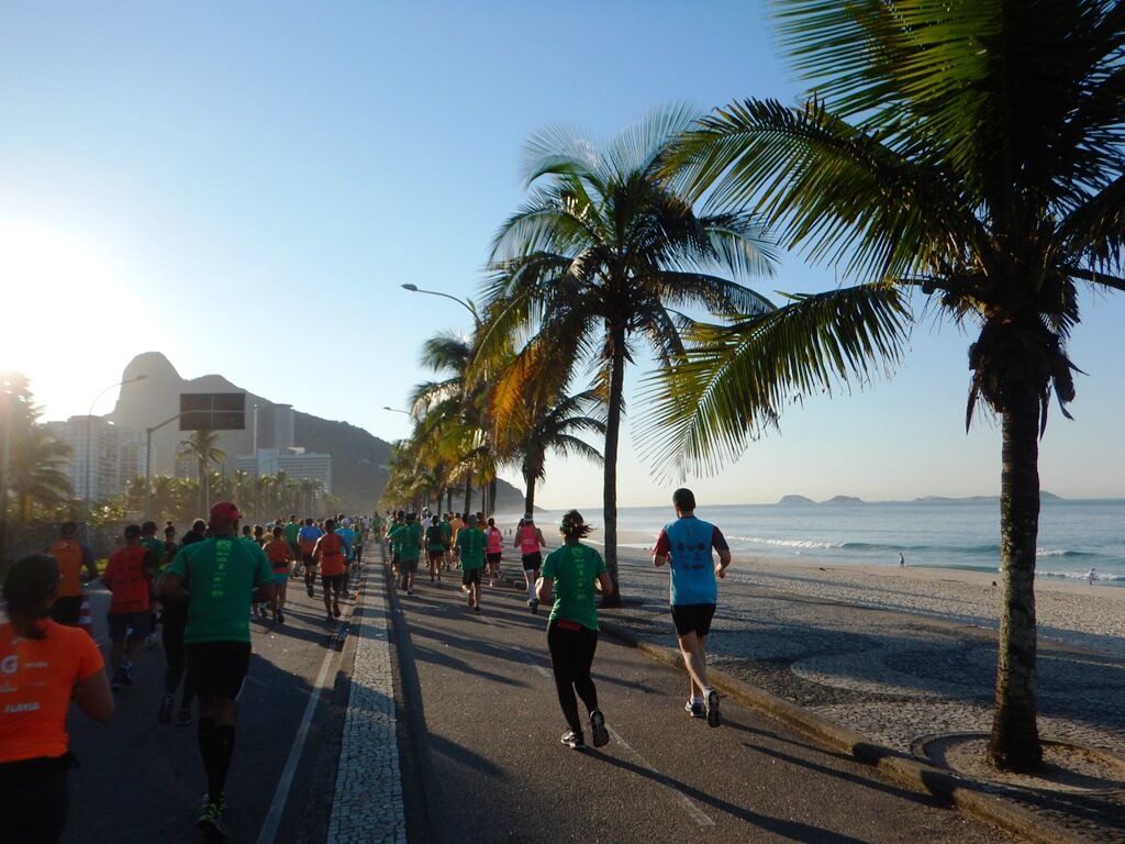 História das ruas Rio City Half Marathon