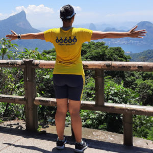 camiseta de corrida feminina