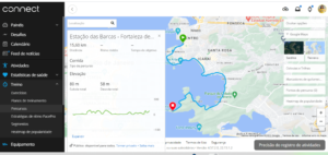 Rota no Garmin Connect