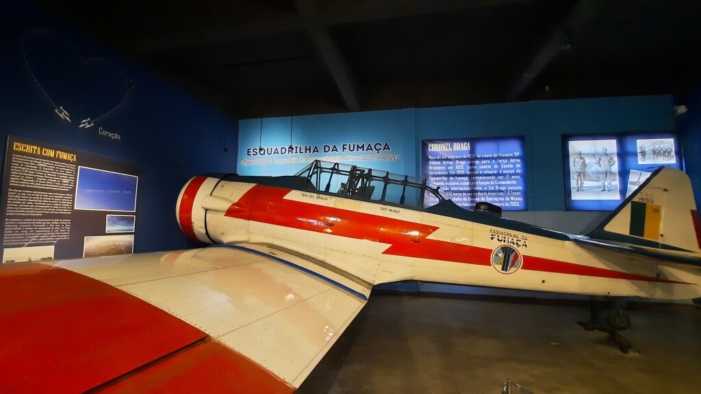Museu Aeroespacial Exposição esquadrilha da fumaça
