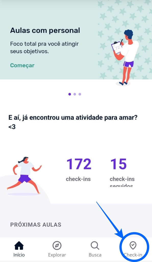 Gympass: escolha uma atividade para amar