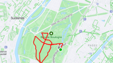 Onde correr em Paris Bois de Boulogne