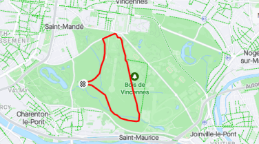 Onde correr em Paris Bois de Vincennes