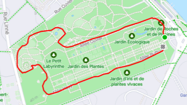Onde correr em Paris Jardin des Plantes Parte interna