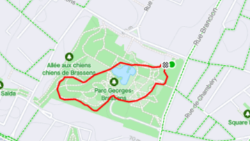Onde correr em Paris Parc Georges Brassens
