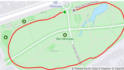 Onde correr em Paris Parc Monceau