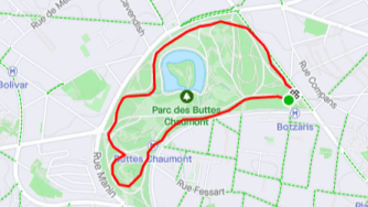 Onde correr em Paris Parc des Buttes-Chaumont