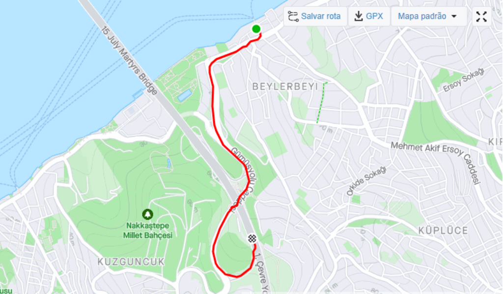 Maratona de Istambul Caminhada para a largada