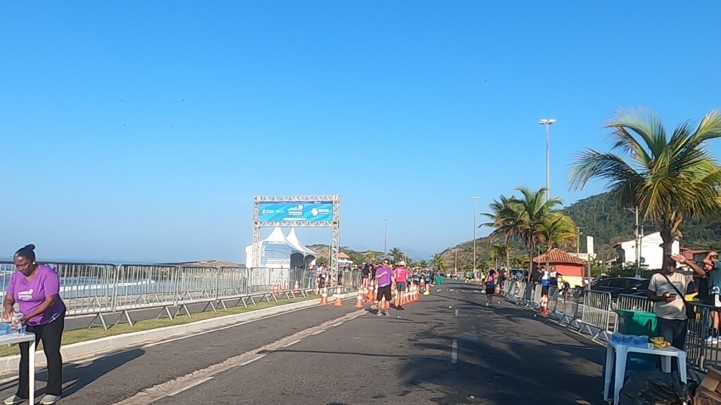 Maratona de Niterói Segundo Posto de Troca de Revezamento