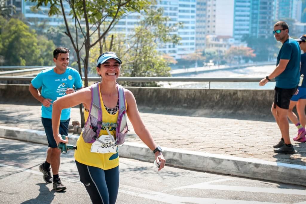 Massagem na Maratona de Niterói