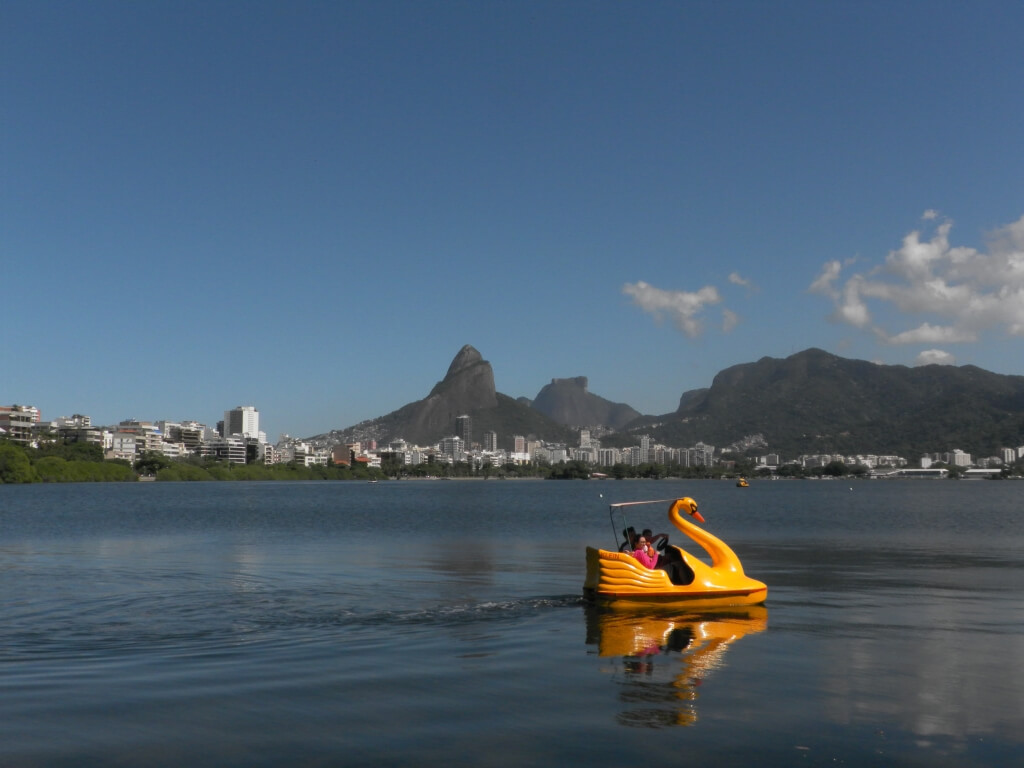 Pedalinho na Lagoa Rodrigo de Freitas