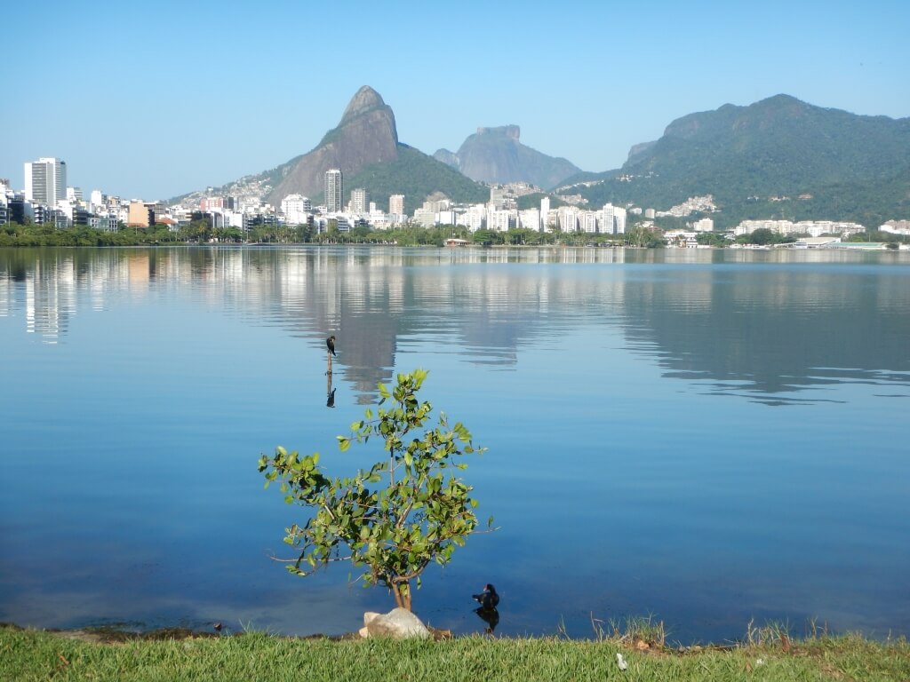 Vista mais bonita da Lagoa Rodrigo de Freitas