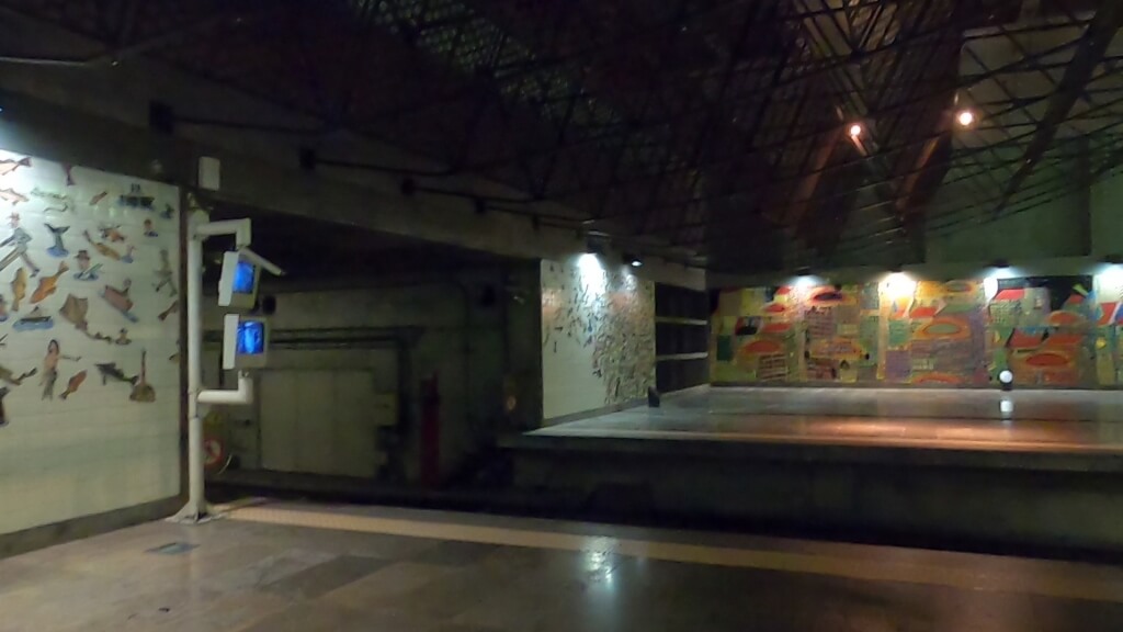 Arte no Metrô de Lisboa Estação
