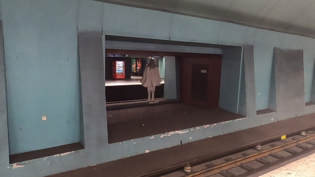 Arte no Metrô de Lisboa Estação Marquês de Pombal