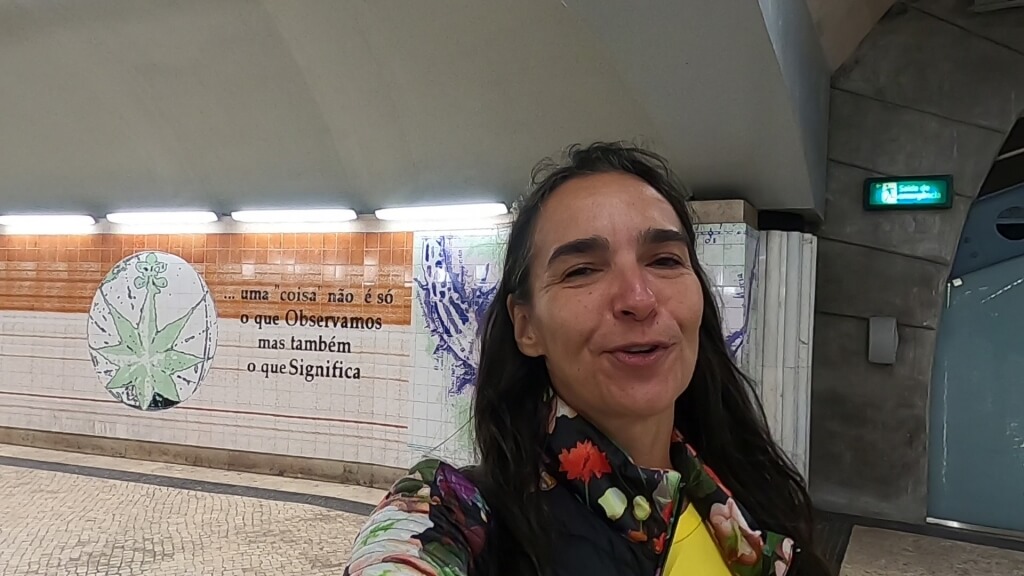 Arte no Metrô de Lisboa Estação Olivais