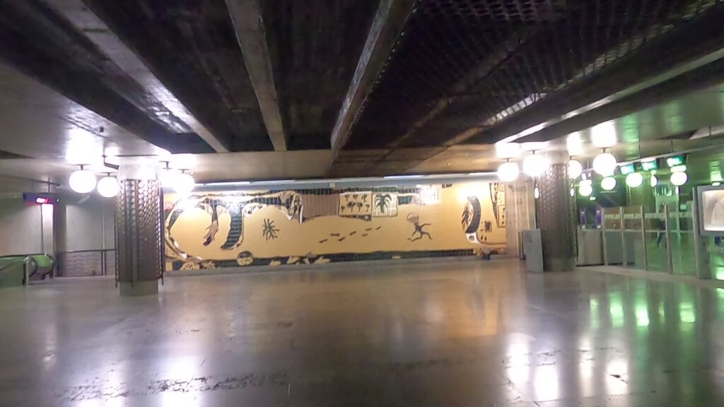 Arte no Metrô de Lisboa Gare Oriente