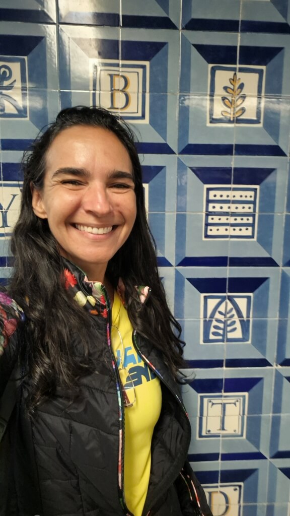 Estação com azulejos em Lisboa