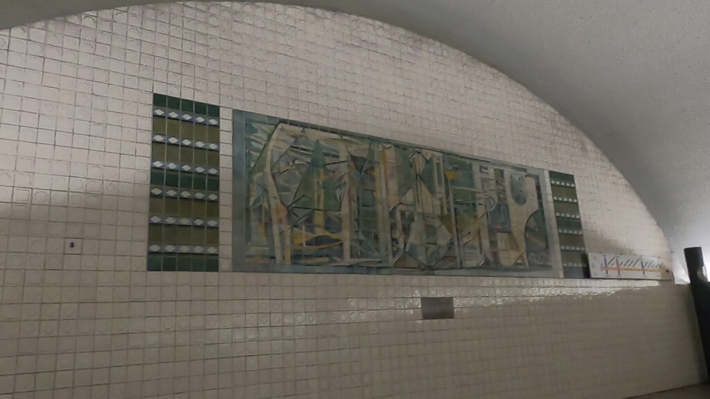 estação arte no metrô de Lisboa Rato