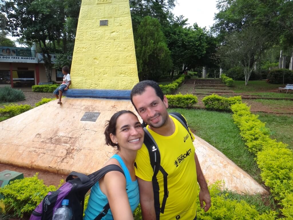 Como era o Marco das Três Fronteiras antes da revitalização