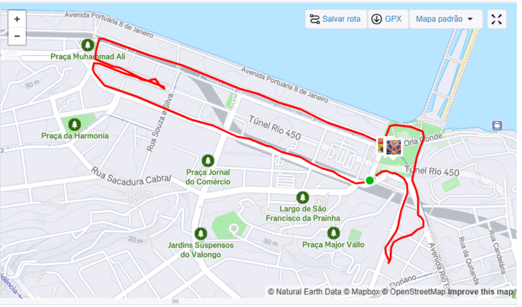 Percurso Festival Energy Land RJ