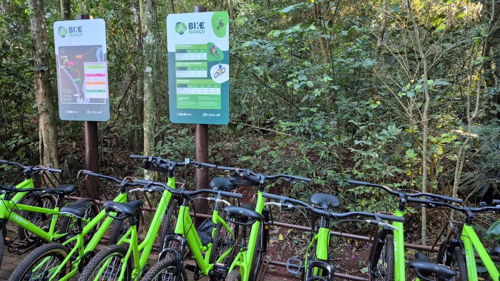 Bicicletas no Parque Nacional do Iguaçu