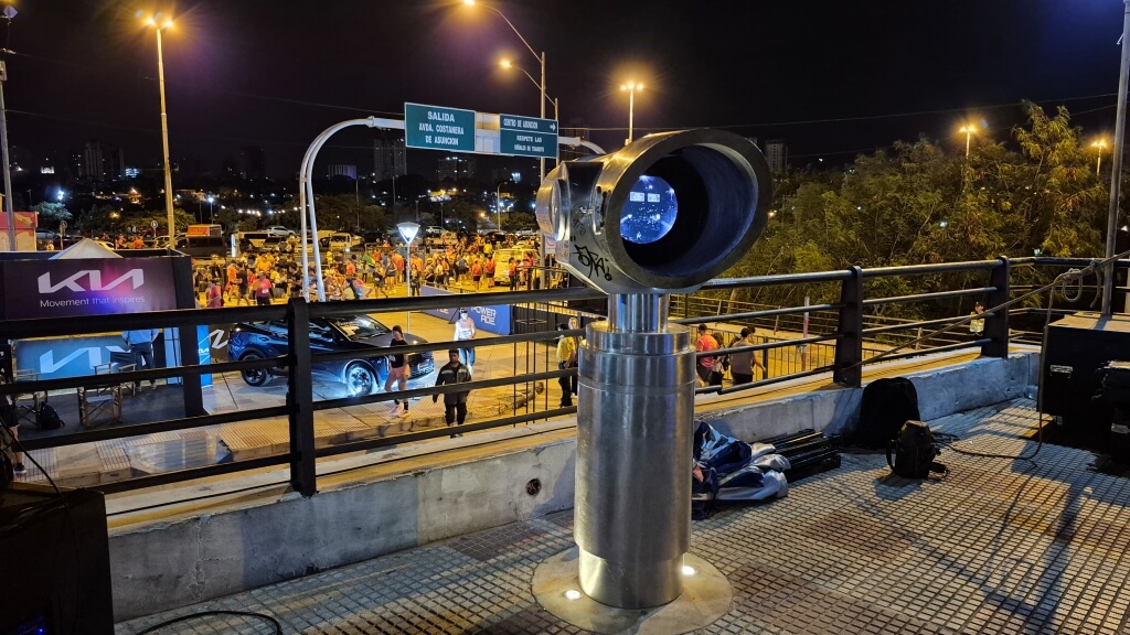 Local de largada Maratona Internacional de Assunção