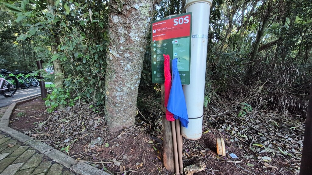 Segurança no passeio de bicicleta pelo Parque Nacional do Iguaçu
