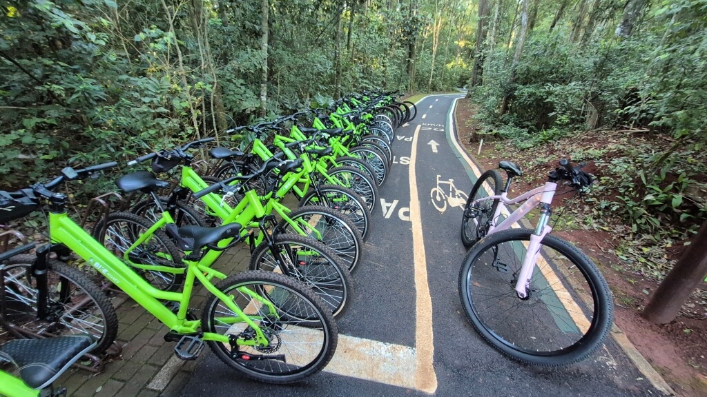 Tour de bike no Parque do Iguaçu