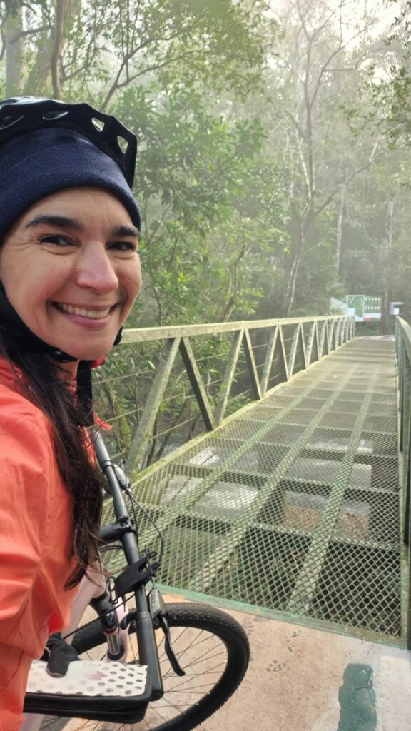 Trilhas de bicicleta no Parque Nacional do Iguaçu