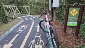 como é andar de bicicleta no parque nacional do guaçu