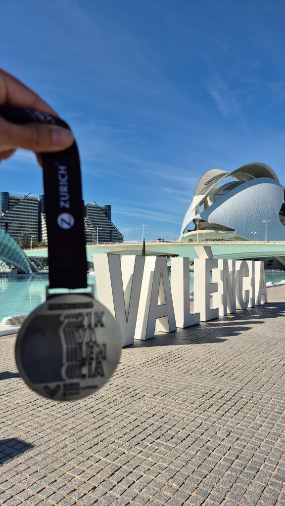 Medalha Corrida em Valência