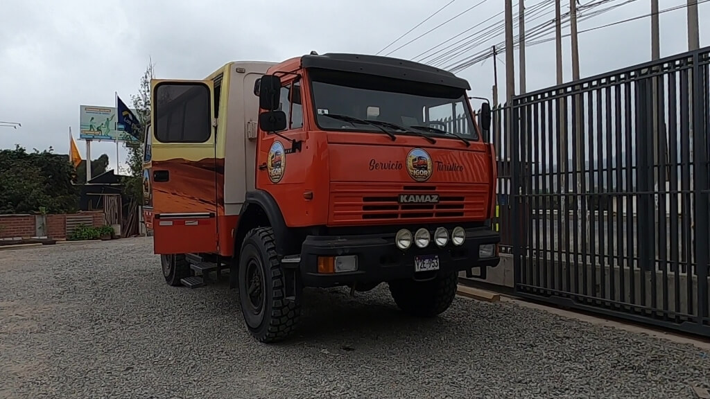 Como é o primeiro ônibus 4x4 do Peru