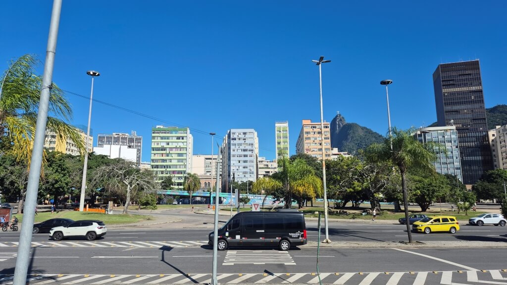 Cristo Redentor visto do Ônibus Turístico do Rio de Janeiro