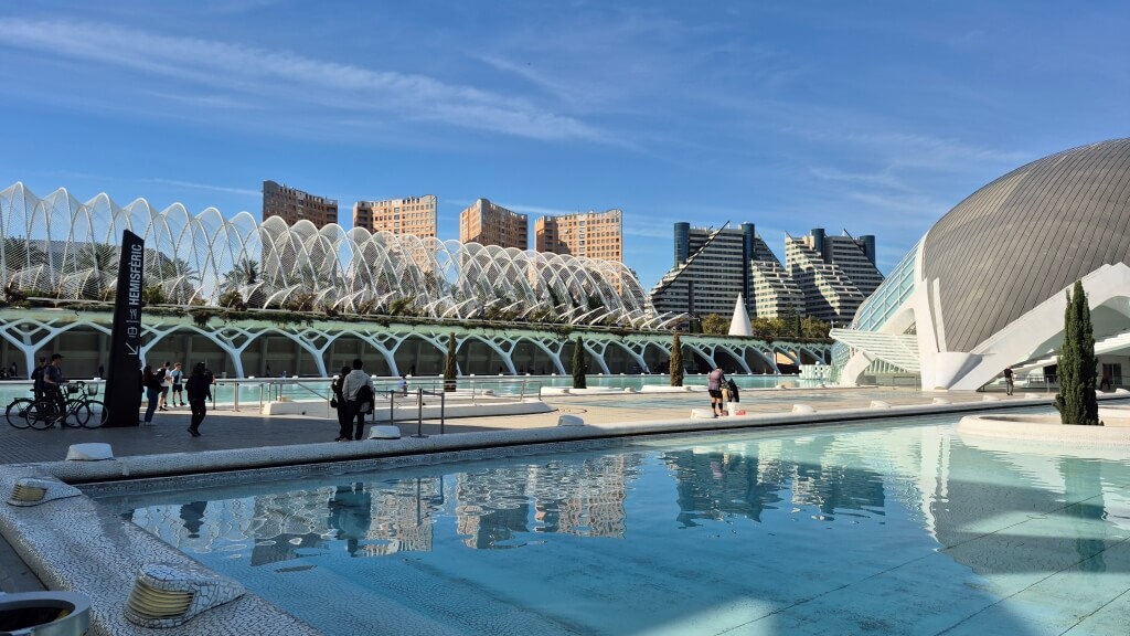Ângulos para fotos Cidade das Artes Valência