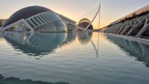 Cidade das Artes e das Ciências Valência Nascer do Sol