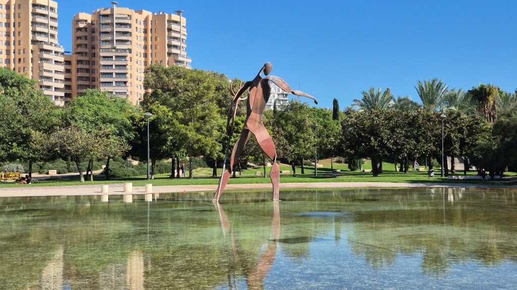 Jardins do Turia em Valência Esculturas