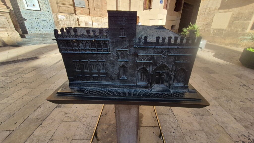 Maquete da Lonja de la Seda