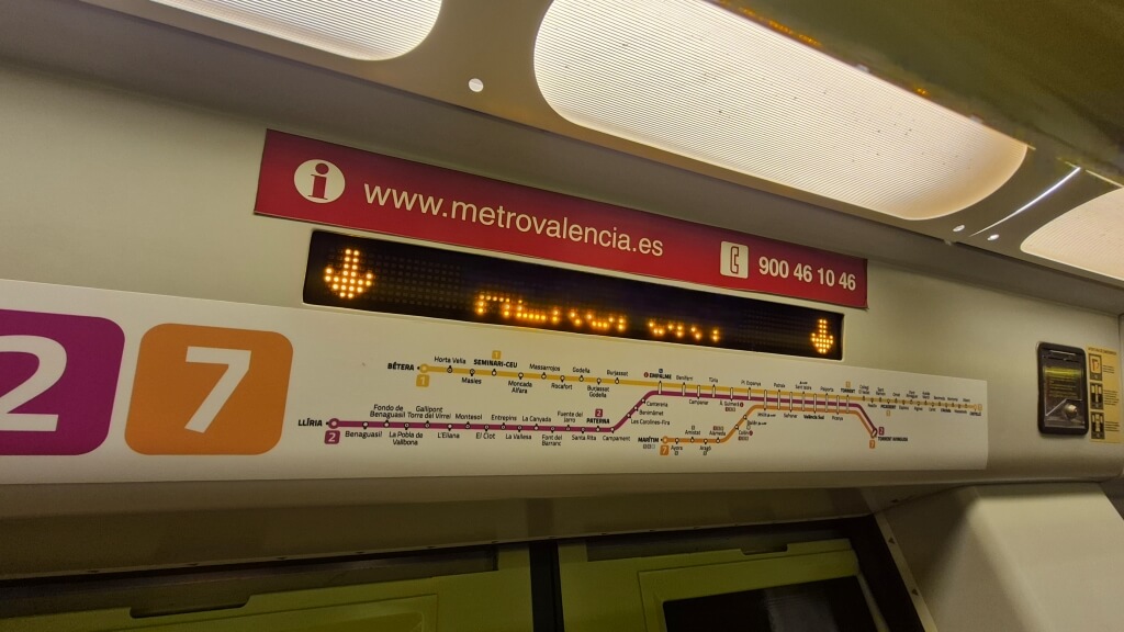 Metrô de Valência como usar
