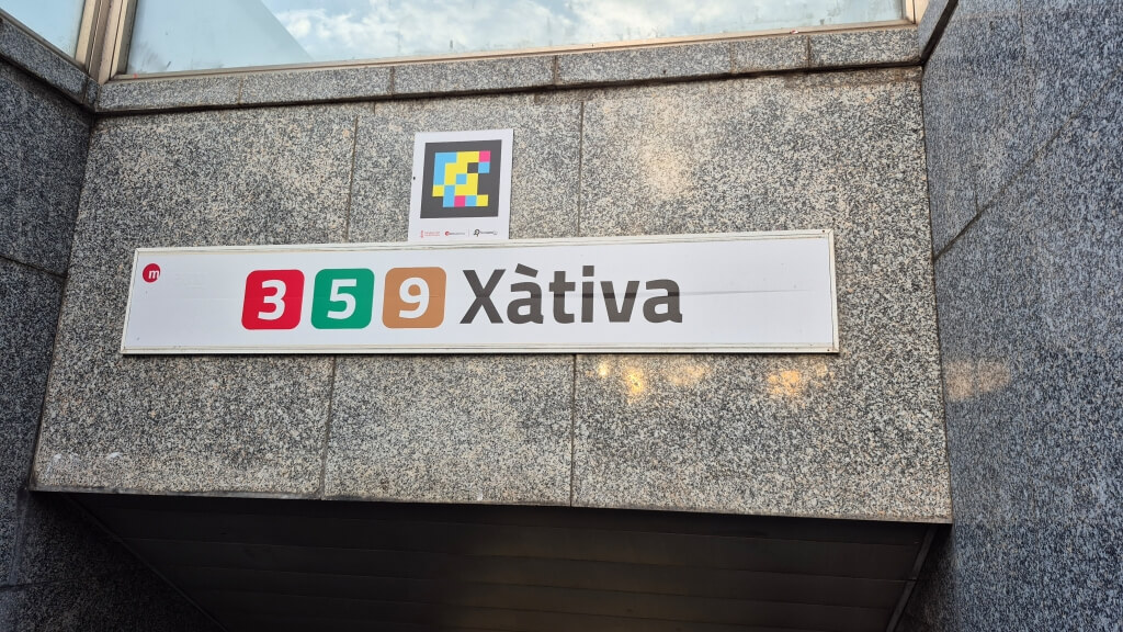Metrô em Valência Estação Xativa