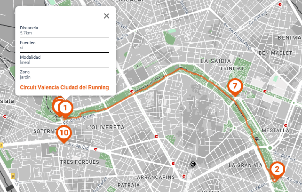 Onde correr em Valência Ciudad del Running